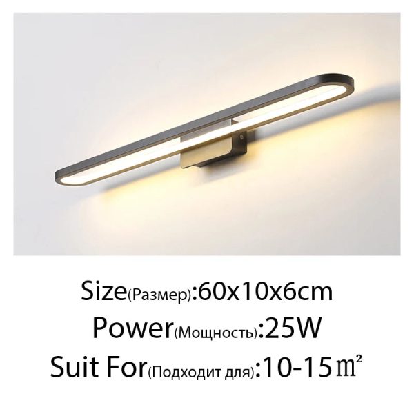 Mirror Light LED Wall Light Bathroom Cabinet Light Makeup Mirror Lights  LED Vanity Lights Wall Lamp for Mirror Indoor Lighting - Image 20