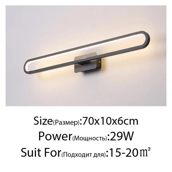 Mirror Light LED Wall Light Bathroom Cabinet Light Makeup Mirror Lights  LED Vanity Lights Wall Lamp for Mirror Indoor Lighting - Image 11