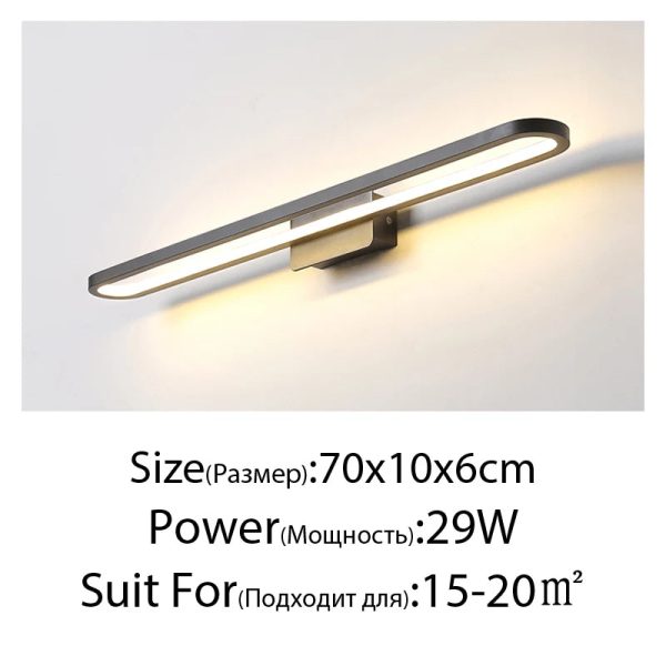 Mirror Light LED Wall Light Bathroom Cabinet Light Makeup Mirror Lights  LED Vanity Lights Wall Lamp for Mirror Indoor Lighting - Image 7