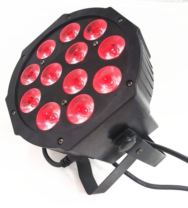 4pcs/LED Par 12x18W RGBWA UV HOT Light 7x18W RGBWA UV 6in1 LED DJ Wash Light Stage Lighting Dj Party Disco - Image 4
