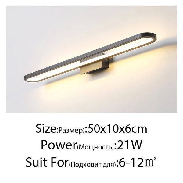 Mirror Light LED Wall Light Bathroom Cabinet Light Makeup Mirror Lights  LED Vanity Lights Wall Lamp for Mirror Indoor Lighting - Image 16