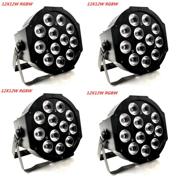 4pcs/LED Par 12x18W RGBWA UV HOT Light 7x18W RGBWA UV 6in1 LED DJ Wash Light Stage Lighting Dj Party Disco - Image 7