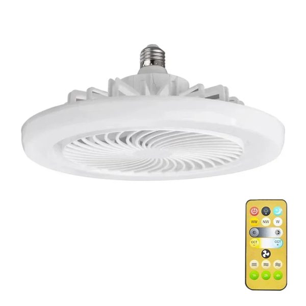 Smart 3-in-1 Ceiling Fan with Remote Control and 3-Speed E27 AC85-265V Lighting Base for Bedroom and Living Room Lighting - Image 8