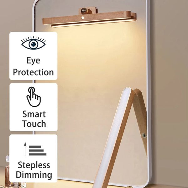 Portable 4W LED Magnetic Lamp Rechargeable Eye Protection Makeup Lamp Touch Switch Mirror Vanity Selfie Light Indoor Lighting - Image 4