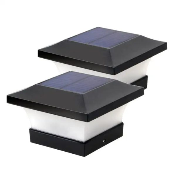 1-4pcs Solar Light Outdoor LED Post Deck Cap Fence Landscape Lamp Waterproof IP65 Garden Gate Solar Powered Lamp Decoration - Image 8