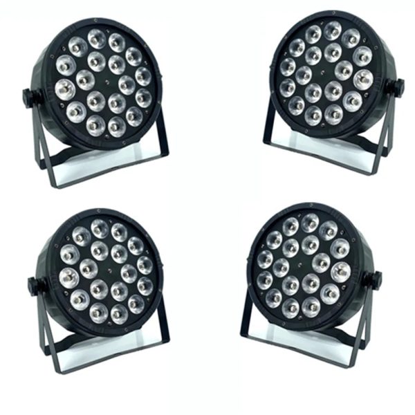 4pcs/LED Par 12x18W RGBWA UV HOT Light 7x18W RGBWA UV 6in1 LED DJ Wash Light Stage Lighting Dj Party Disco - Image 8
