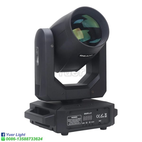 2Pcs/Lot Spot 200W Led Moving Head Light With 12Gobos+6Color Rainbow Effec LED Mobile Light Yuer Dmx512 For Dj Disco Party - Image 2