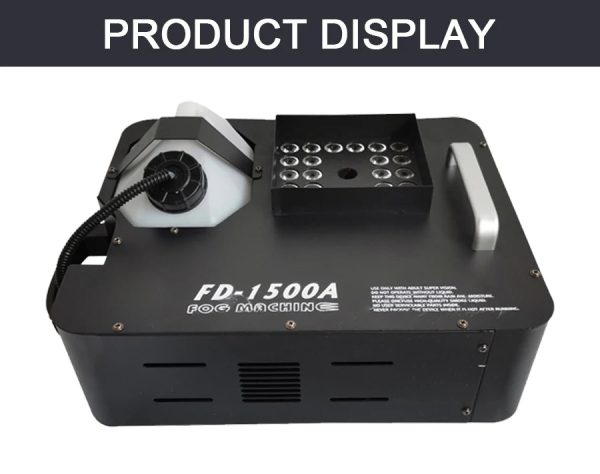 Led Fog Machine 1500W Vertical Smoke Machine 24×9W RGB Stage Professional Fogger Effect 110V 220V Optional - Image 7