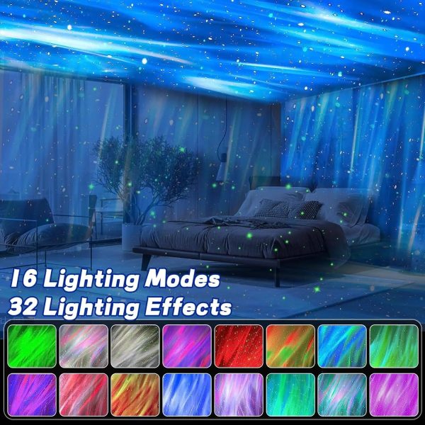 2023 Upgrade Astronaut Northern Lights Aurora Projector Night Light Spaceman For Kid Adult Gaming Room/Party/Home Decor - Image 2