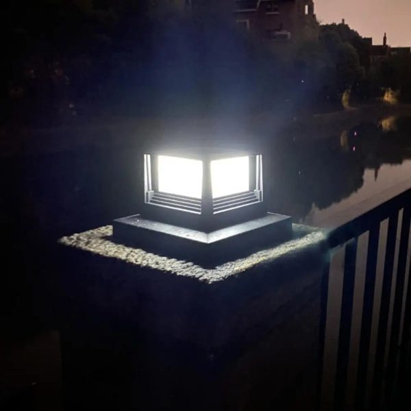 Solar Garden Light Outdoor Patio Fence Gate Street Lamp Waterproof Solar Post Light for Porch Stairs Lawn Courtyard Garden decor - Image 5