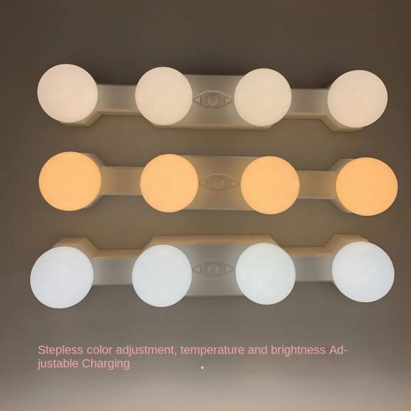 Vanity Light Makeup Mirror Wall Lamp USB Bathroom Dressing Table Mirrors Light for Bedroom Dresser Dimmable LED Nightlights - Image 6