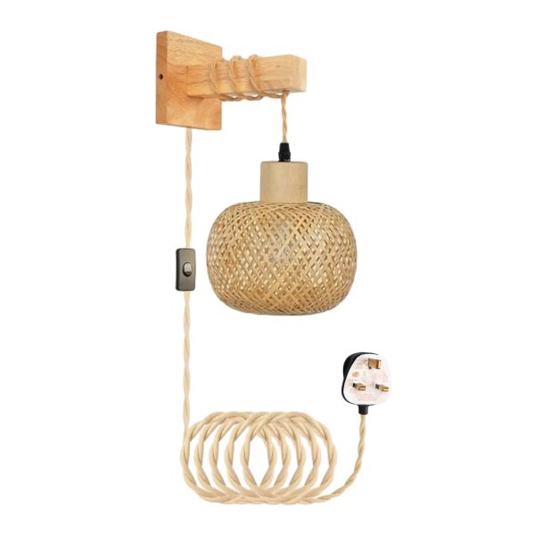 Wall Sconce Bedside Light Fixture Wall Mount Sconce Rustic Bathroom Vanity Wall Light for Kitchen Bathroom Hallway Home Bedroom - Image 4