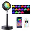 16 Colors RGB Photography Sunset Lamp Led Usb Projector Night Light Remote Neon Bedroom Home Coffee Store Wall Decoration Gift - Image 7