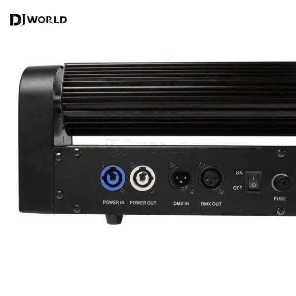 2pcs 8X12W LED Beam Bar Moving Head Light 9/38DMX Hot Wheel Infinite Rotating RGBW 4IN1 Running Effect for DJ Disco Party Stage - Image 5