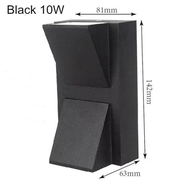 12V IP65 Waterproof wall lamp outdoor 5W 10W  light outdoor Building Exterior Gate Balcony Garden Yard lighting - Image 4