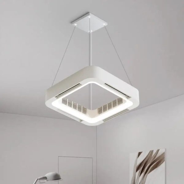 Smart App Ceiling Fan Lamp With Light Bladeless Remote Control Without Blades DC LED Circulator Bedroom Living Room Office Fans - Image 6