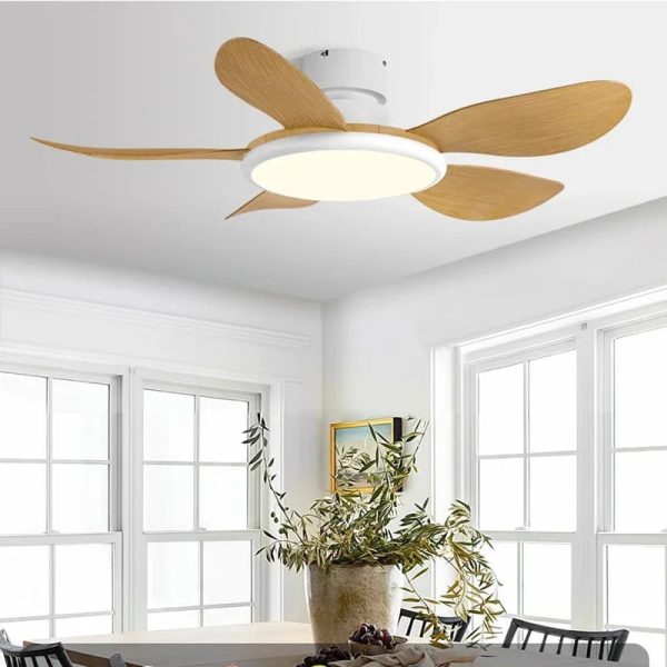 Modern LED 72W Low Floor DC Motor 30W Ceiling Fans With Remote Control Simple Ceiling Fan With Light Home Fan 85-265V - Image 4