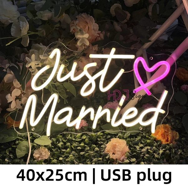 Will You Marry Me Neon Sign Party Decor Room Neon LED Light Just Married Neon Lights Better Together Place Card Wedding Led Sign - Image 15