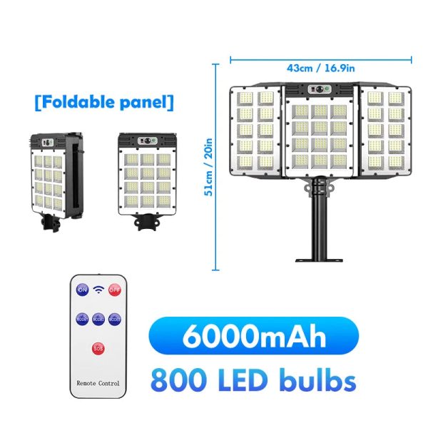 High Sensitivity Sensing Motion Sensor Outdoor Lights 3 Solar Panels Adjustable Super Bright Solar Motion Lights For Front Gate - Image 9