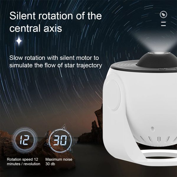 12 in 1 Night Light Galaxy Projector Starry Sky Projector 360° Rotate Planetarium Projection Lamp For Kids Bedroom Party Decor - Image 5