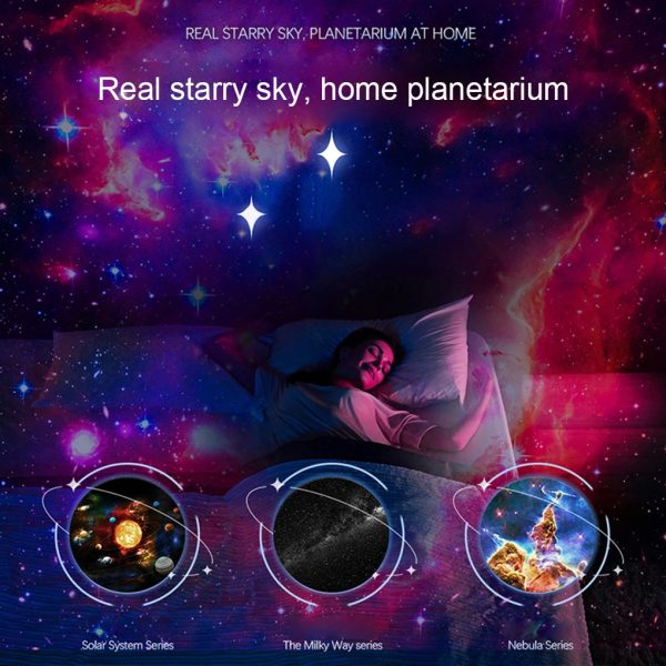 12 in 1 Night Light Galaxy Projector Starry Sky Projector 360° Rotate Planetarium Projection Lamp For Kids Bedroom Party Decor - Image 2