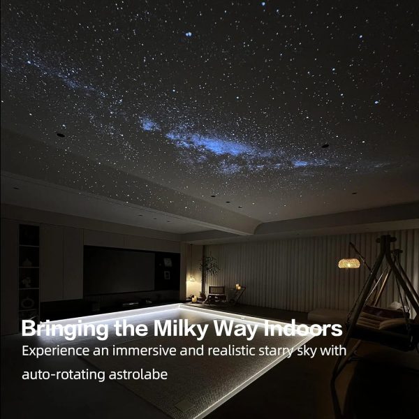 8 in 1 LED UFO Star Projector Night Light Projection Galaxy Starry Sky Rechargeable Projector Lamp Kids Room Ceiling Decoration - Image 5