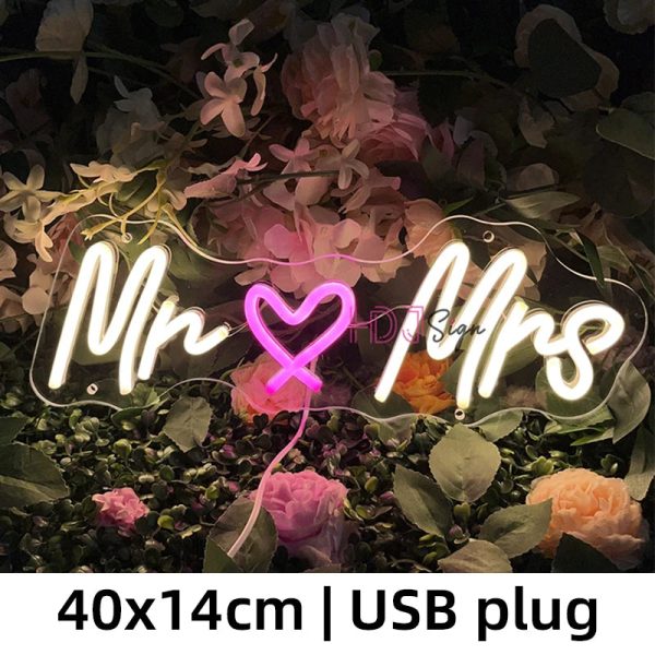 Will You Marry Me Neon Sign Party Decor Room Neon LED Light Just Married Neon Lights Better Together Place Card Wedding Led Sign - Image 8