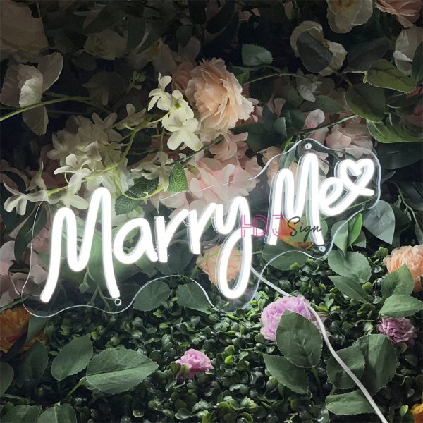Will You Marry Me Neon Sign Party Decor Room Neon LED Light Just Married Neon Lights Better Together Place Card Wedding Led Sign - Image 4