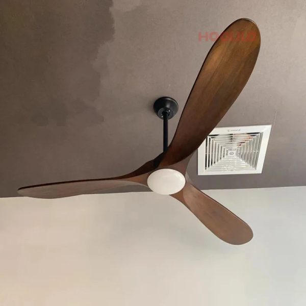 42 52 60 70 Inch 3 Wooden Blade DC 85V - 260V Motor Decorative Ceiling Fan Ventilator Light Remote Control Free Shipping - Image 14