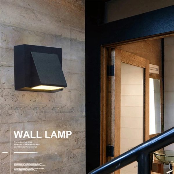 6X 5W Modern LED Wall Light Outdoor Waterproof Wall Lamp Perfect For Corridor Courtyard Gate Terrace Balcony Garden - Image 2
