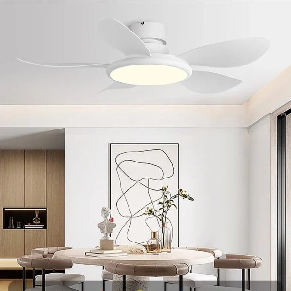 Modern LED 72W Low Floor DC Motor 30W Ceiling Fans With Remote Control Simple Ceiling Fan With Light Home Fan 85-265V - Image 3