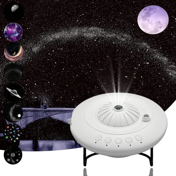8 in 1 LED UFO Star Projector Night Light Projection Galaxy Starry Sky Rechargeable Projector Lamp Kids Room Ceiling Decoration - Image 3