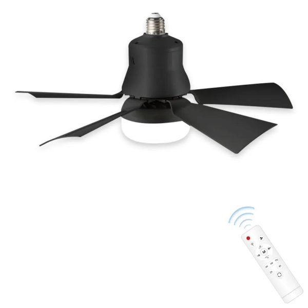 LED 30W Ceiling Fan Light E27 with Remote Dimming Function 85-265V Smart Silent Ceiling Fan for Home Bedroom Living Room - Image 8