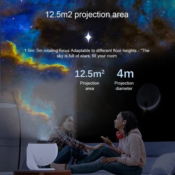 12 in 1 Night Light Galaxy Projector Starry Sky Projector 360° Rotate Planetarium Projection Lamp For Kids Bedroom Party Decor - Image 4